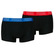 Puma Everyday Trunks Schwarz/Blau/Rot XL 2er Pack
