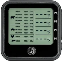 CHEF CUISINE Grillthermometer 18,2 cm rostfrei schwarz