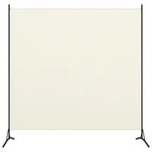 vidaXL Raumteiler Cremeweiß 175x180 cm