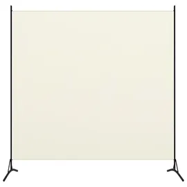 vidaXL Raumteiler Cremeweiß 175x180 cm
