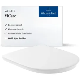 Villeroy & Boch O.novo WC-Sitz 9M67S1T1 Absenkautomatik QuickRelease Weiß Alpin