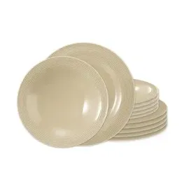 SELTMANN WEIDEN Beat Tafelservice 12-tlg. sandbeige