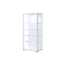 VCM Vitrine Glasol 51,8 x 34,8 x 114,5 cm Weiß