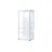 VCM Vitrine Glasol 51,8 x 34,8 x 114,5 cm Weiß