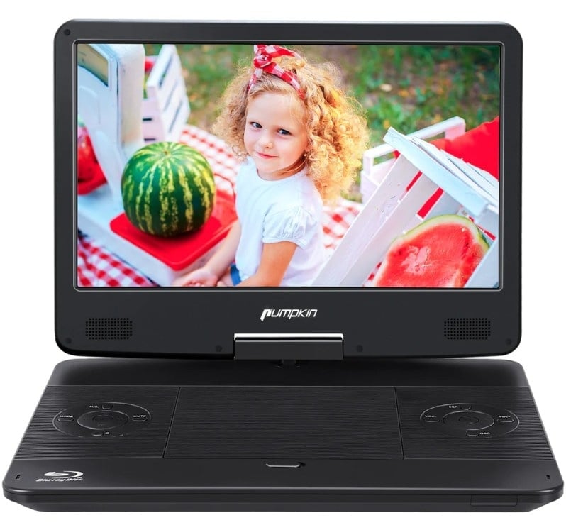  PB1422B-P 14 Zoll Blu Ray DVD Player Tragbar mit Eingebautem Akku Mobile Blu ... 