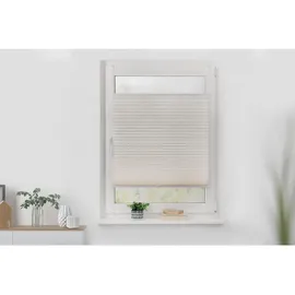 Lichtblick Plissee 95 x 130 cm Natur/beige