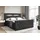 altdecor Boxspringbett mit Matratze (20 cm hoch) und Topper, (4 cm hoch), Polsterbett mit Bettkasten, - Aurora - 180x200... - Schwarz