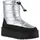 VAN HILL Damen Winter Boots Stiefeletten Bequeme Schuhe 216529 Silber, 39 - 39