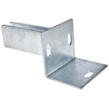 GAH Alberts Alberts Pfostenträger für Zaunpfosten 60 x 40 mm zA auf Randstein verzinkt