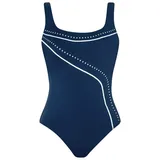 Sunmarin Badeanzug Damen Nachtblau/Weiß 42 Cup C