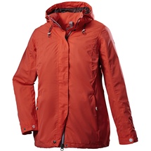 STOY Damen Funktionsjacke/Outdoorjacke mit abzippbarer Kapuze STS 11 WMN JCKT, neon-coral, 52,