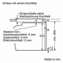 Bosch Herdset EcoClean mit Induktionskochfeld 60 cm