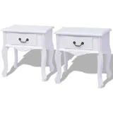 vidaXL Nachtschrank NA 4590 x 1500 x 1500 cm Weiß