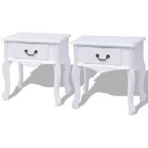 vidaXL Nachtschrank NA 4590 x 1500 x 1500 cm Weiß