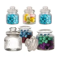 BigDean 6x Bonbongläser Bonboniere 700 ml - Mit Deckel