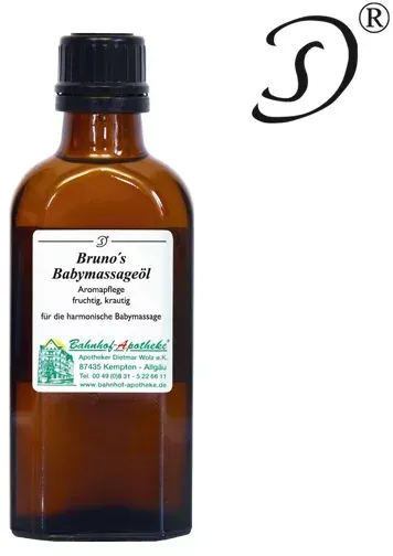 Bahnhof-Apotheke Brunos Babymassageöl 100ml
