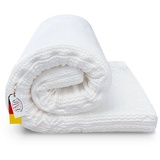 erbengemeinschaft heinz-peter fischer, fmp matratzenmanufaktur viscoelastische Comfort Matratzenauflage RG 55 Kaschmirbezug 8cm hoch 160x200cm,
