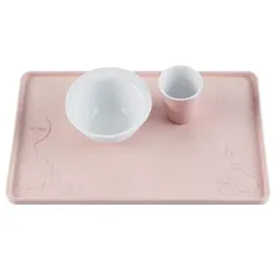 HEVEA Kinder Tisch- & Platzset aus Naturkautschuk - rose