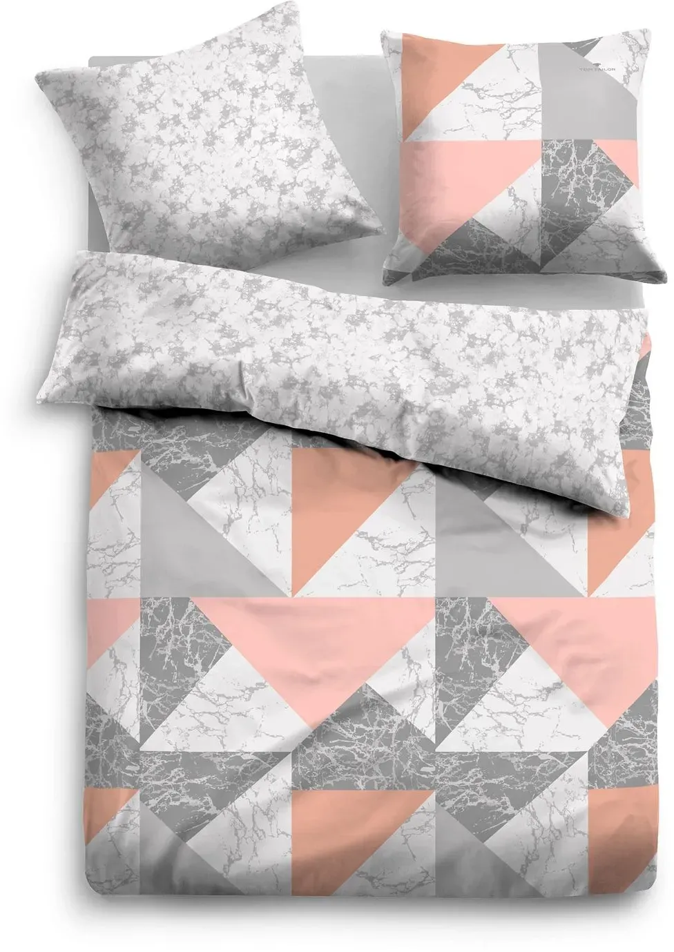 Tom-Tailor »Perkal« Bettwäsche 629810 Fb. 841 135x200 cm / 80x80 cm