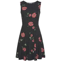 Beachtime Strandkleid Schwarz/Rot 46