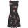 Beachtime Strandkleid Schwarz/Rot 46