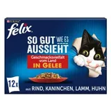 Felix So gut wie es aussieht Geschmacksvielfalt vom Land in Gelee 12 x 85 g