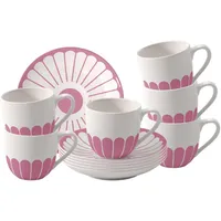 Villeroy & Boch Fleur Couleur Espressotasse 6-tlg. cassis