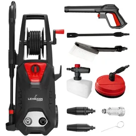 Lehmann Hudson Hochdruckreiniger 1800 W max. 220 bar 450 l/h Rot/Schwarz
