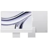 Apple iMac 24 Retina 4.5K (M3, 2023) 61 cm (24 Zoll) CTO Apple M3 8?Core CPU 16 GB RAM 512 GB SSD Apple M3 Chip (10-Core GPU) Silber Z19E_61_DE_CTO