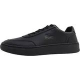 Lacoste Court Pro Herren sportlicher Schnürer in Schwarz, Größe 9 - 43