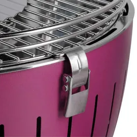 Lotusgrill Holzkohlegrill S pflaumenlila inkl. USB Anschluss