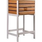 Dobar Obstkiste Hochbeet 49 x 42 x 90 cm braun