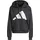 adidas Essentials Big Logo French Terry Loose Hoodie Black / White 2XS
