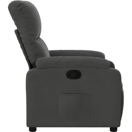 vidaXL Relaxsessel Dunkelgrau Mikrofasergewebe