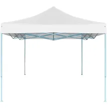 vidaXL Profi-Partyzelt Faltbar 4,1 x 2,8 m Weiß