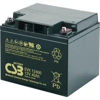 CSB CSB-EVX12400 12 Volt AGM Bleiakku 40Ah, 197x165x170mm M5