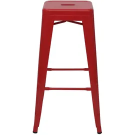 Proregal Barhocker 43 x 77 x 43 cm Rot