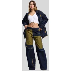 Outdoorjacke CIPO & BAXX "JACKET", Damen, Gr. S, blau (dunkelblau), 100% Baumwolle, unifarben, Basic, regular fit normal, Langarm, Jacken