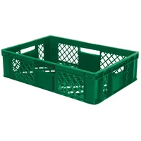 BRB-Lagertechnik 90 Stück Eurobehälter durchbrochen/Bäckerkiste, LxBxH 600 x 400