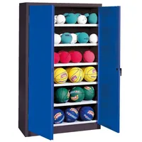 C+P Ballschrank mit Vollblech-Flügeltüren (Typ 3). HxBxT 195x93x40 cm