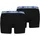 Head Boxershorts Basic 6er Pack Schwarz / Blau L