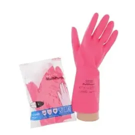 Vileda Multipurpose rot Gr. L Latexhandschuh Der Feine Naturlatex-/Mehrweghandschuh