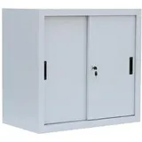 Lüllmann Aktenschrank 80,0 x 45,0 x 75,0 cm lichtgrau