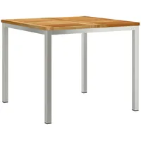 VidaXL Gartentisch 90 x 90 x 74,5 cm Braun