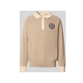 QS Strickpullover mit Ajour-Detail beige L