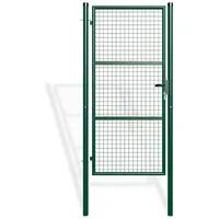 casanoov Gartentor 106 x 206 cm Grün/Metall