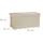 Relaxdays Sitzbank Faltbar Creme 38 x 76 x 38 cm