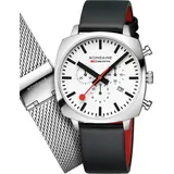 Mondaine Cushion MSL.41410.LBV.SET Edelstahl 41 mm