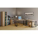 VCM my office Eckschreibtisch Lona BK 190 cm Sonoma Eiche