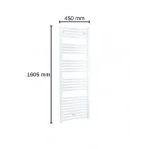 Evenes Handtuchheizkörper Typ Jessica 1605 x 450 mm weiß